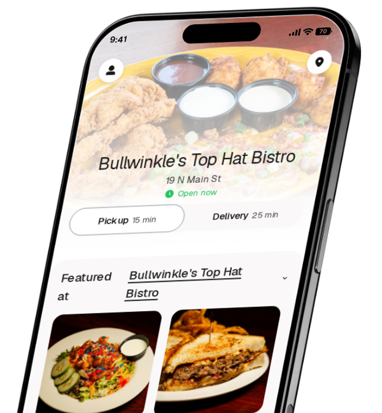 Bullwinkle's Top Hat Bistro app preview